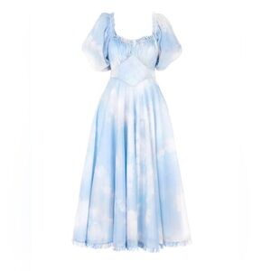 Head in the clouds midi nightie dress